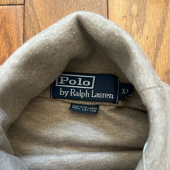 Brand New Polo Ralph Lauren Turtleneck Sweater Dark Camel - Picture 5 of 6